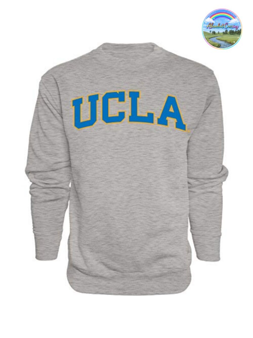 NCAA UCLA Bruins Crewneck Sweatshirt Fan Gear Long Sleeve Cotton Blend